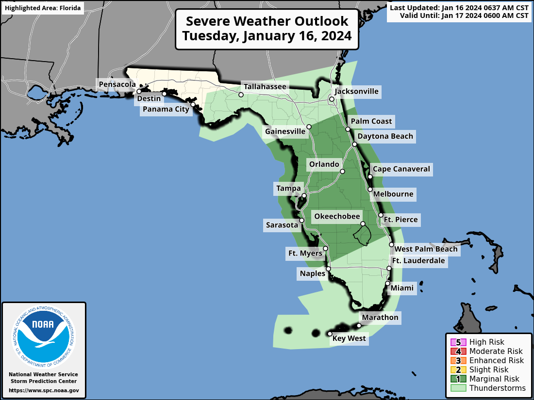 Severe Weather, Tornadoes Possible For Central Florida