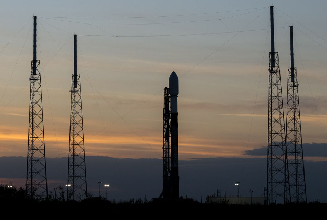 SpaceX Rocket Launch From Florida Of USSF-124