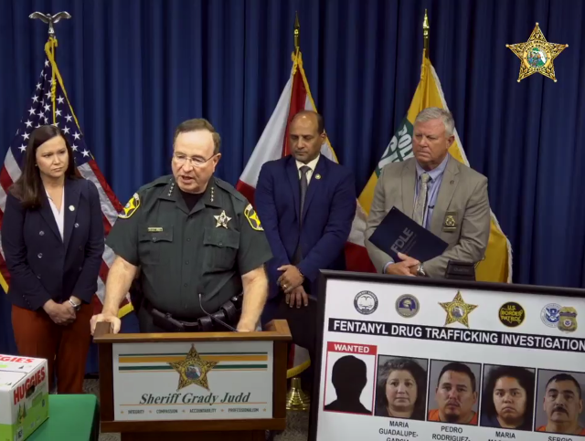 Polk County Sheriff Announces Largest Seizure Of Fentanyl From Mexico