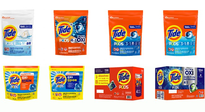 8.2 Million Bags of Tide, Gain, Ace and Ariel Laundry Detergent Packets Recalled