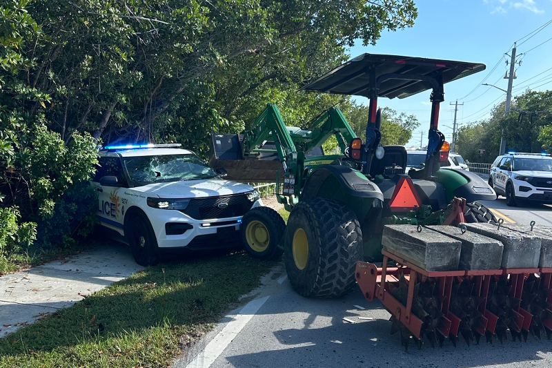 Florida Man Attacks College Dorm With Golf Course Tractor