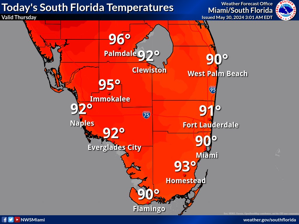 Heat, Thunderstorms For South Florida