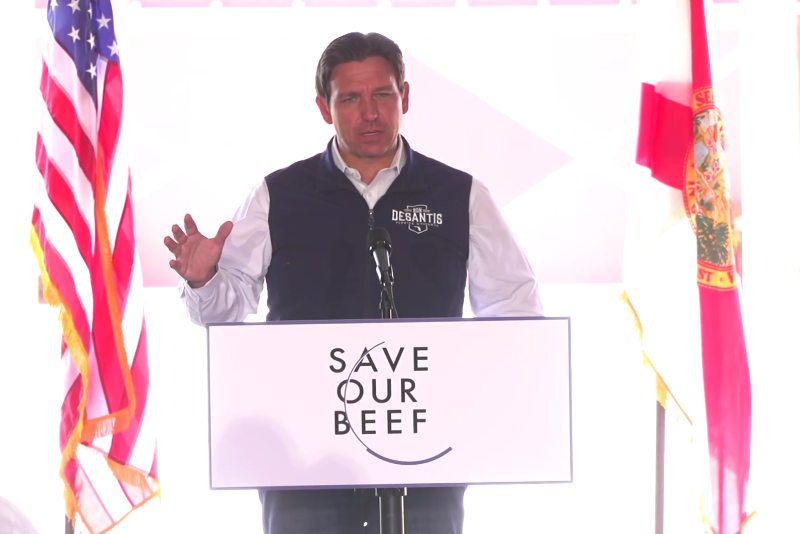 Florida Governor Ron DeSantis Signs Bill Banning Lab Grown Meat