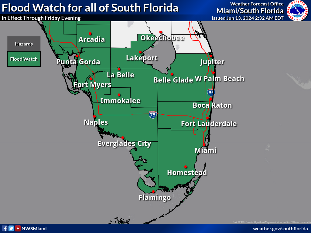 Flood Watch Extended For South Florida