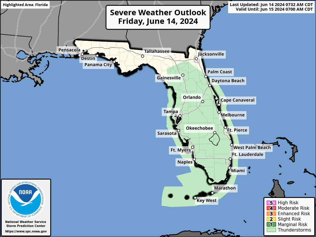 More Thunderstorms, Flooding For South Florida