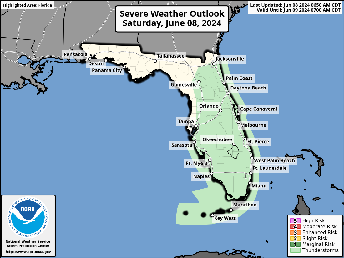 Excessive Heat, Thunderstorms For South Florida