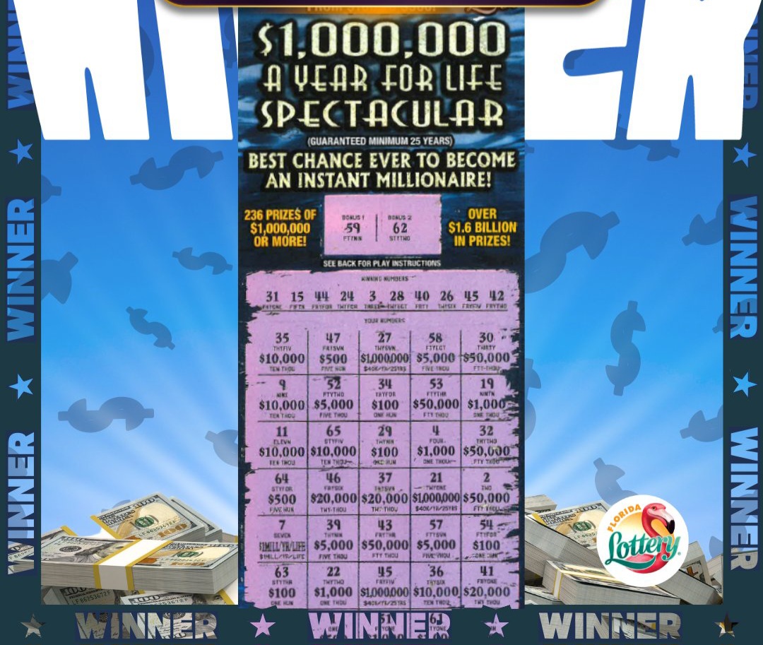 Florida Teen Wins  Million Scratch-Off