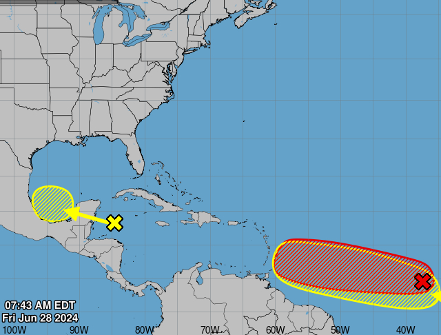 NOAA: Invest 94L Projected Path Update, Spaghetti Models