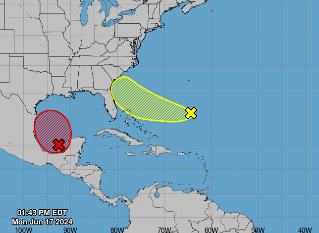 NHC: Invest 91L 2024 Likely To Form Into Tropical Cyclone, Another System Off Florida