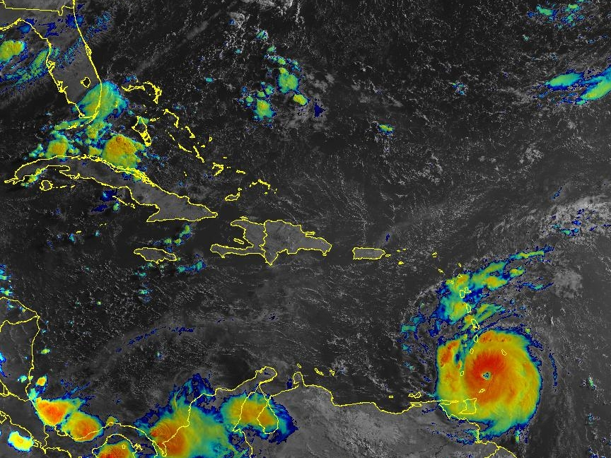 150 MPH Hurricane Beryl Projected Path, Spaghetti Models