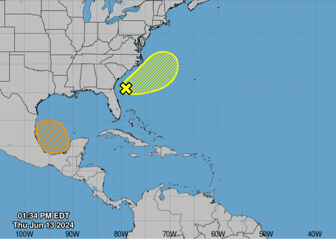 NHC: 2 Tropical Cyclones May Form Off Florida, Gulf of Mexico