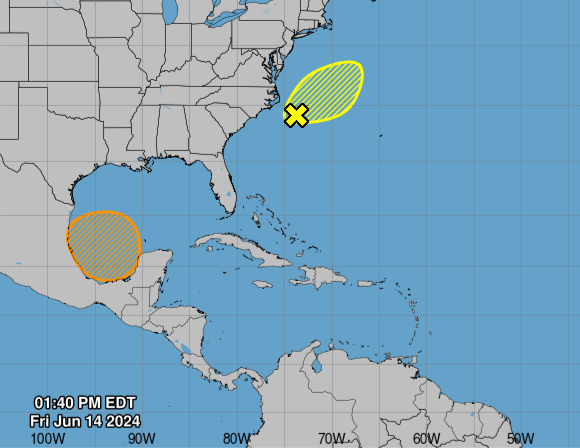 NHC: 50% Chance Tropical Cyclone Forms In Gulf of Mexico Next Week