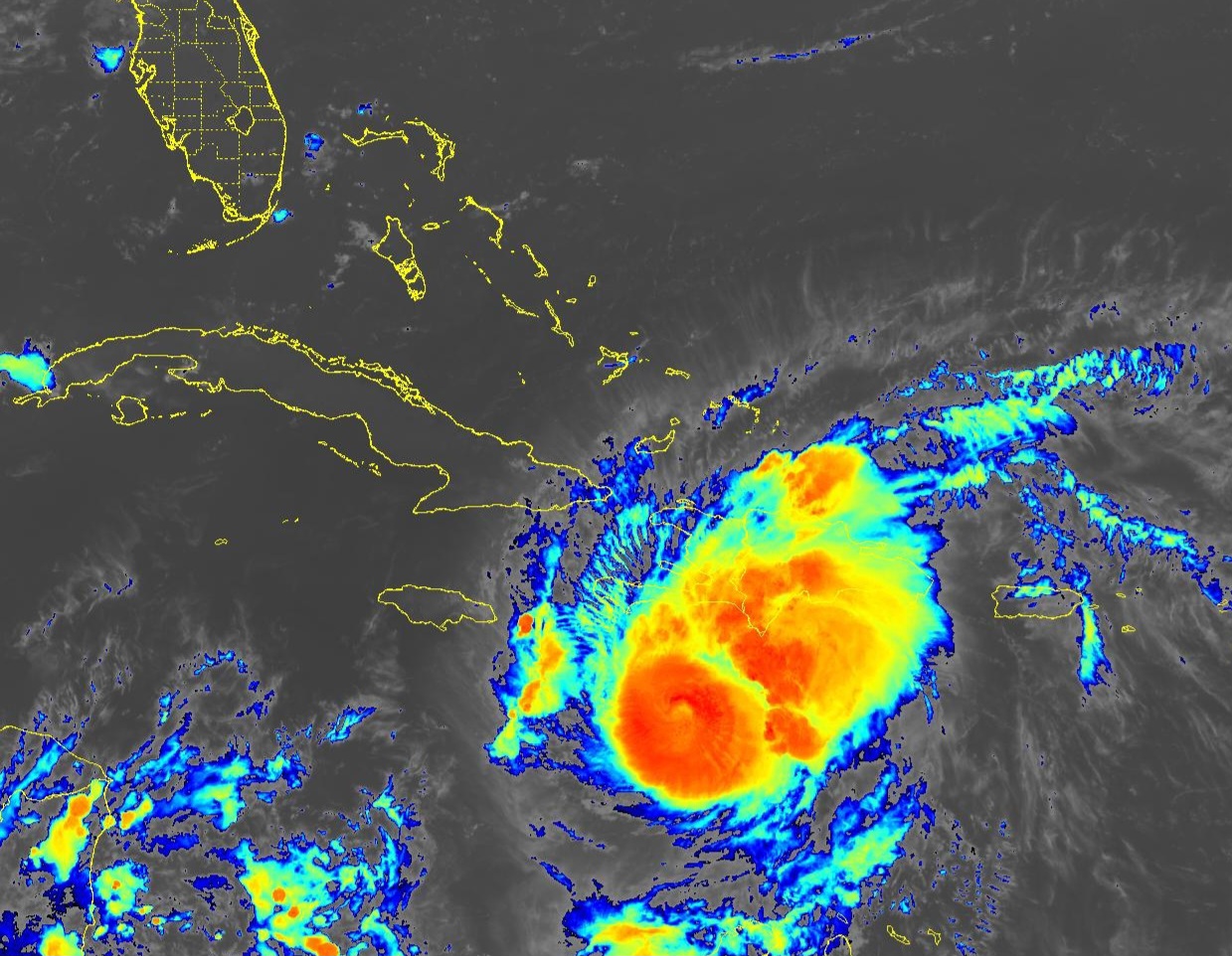 Hurricane Beryl Breaks Records, Projected Path Near Jamaica, Spaghetti Models