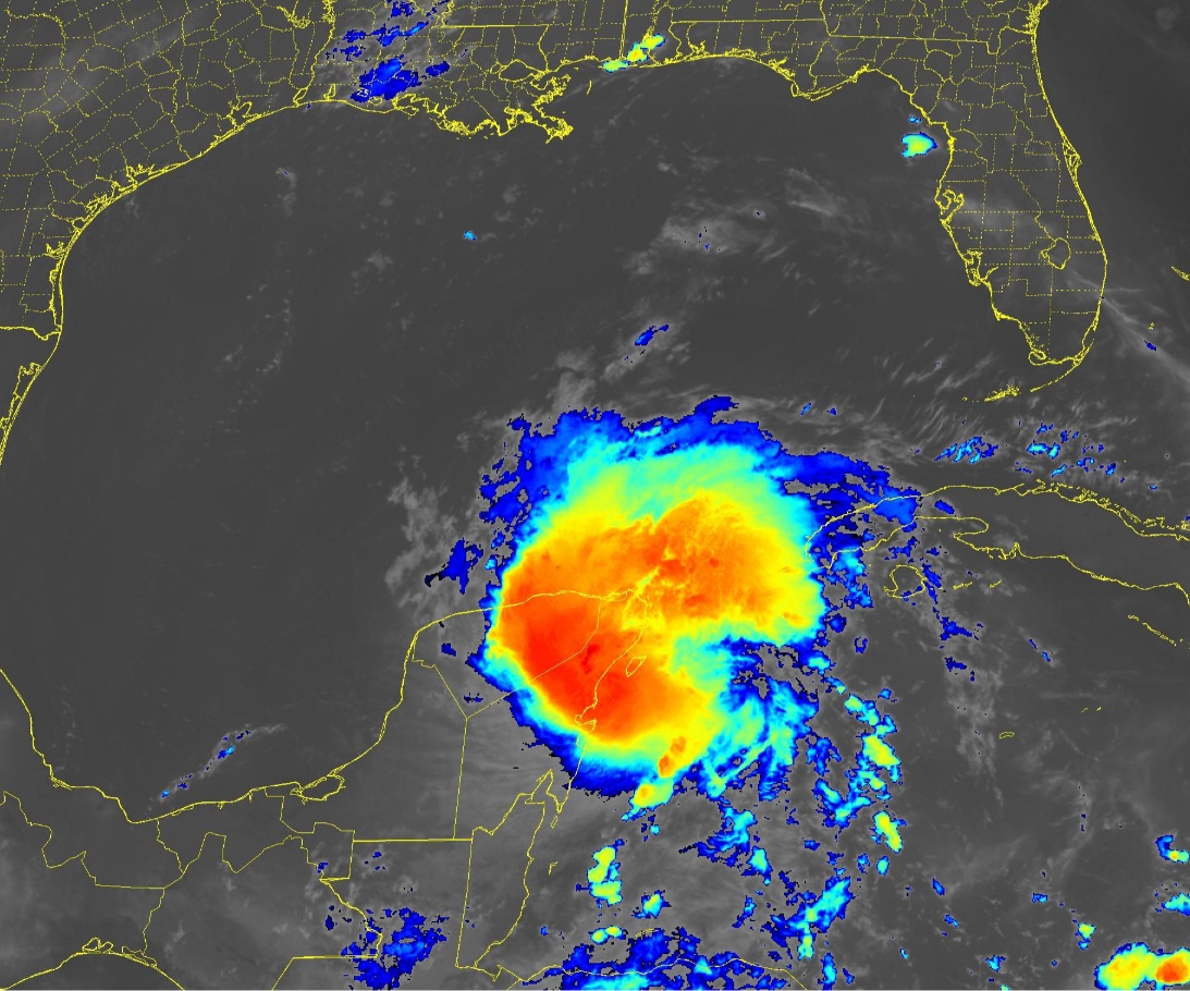 Texas, Mexico In Hurricane Beryl Projected Path, Spaghetti Models