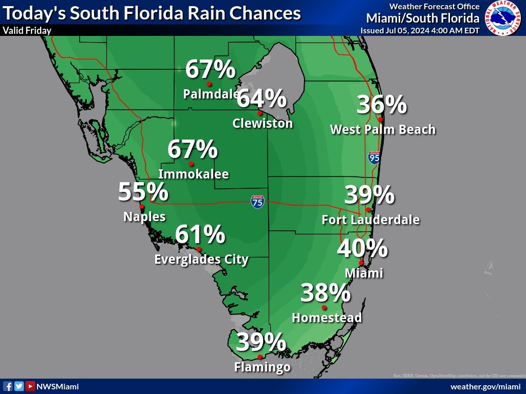 Thunderstorms, Flooding, Heat Advisory For South Florida