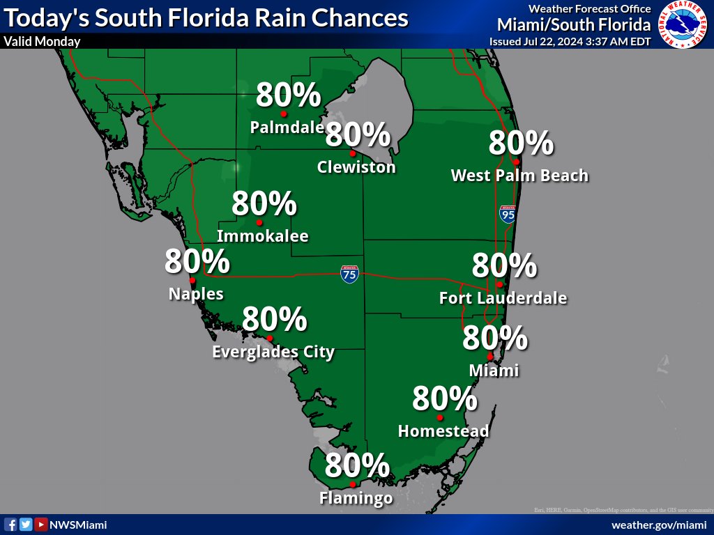 Heavy Rain, Flooding, Thunderstorms For South Florida