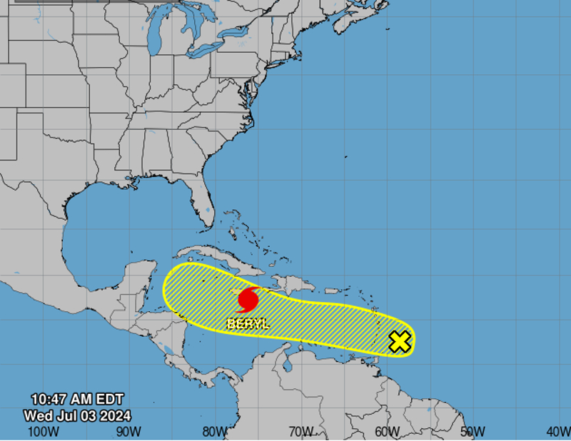 Invest 96L Projected Path Update, Spaghetti Models