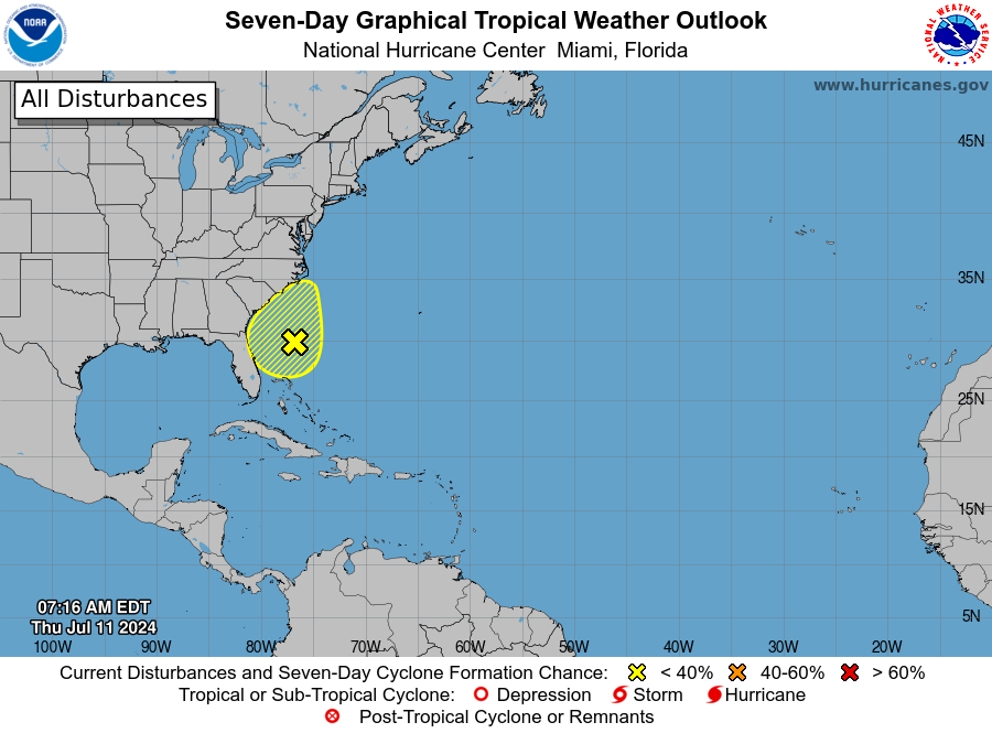 Tropical Cyclone May Form Off Florida