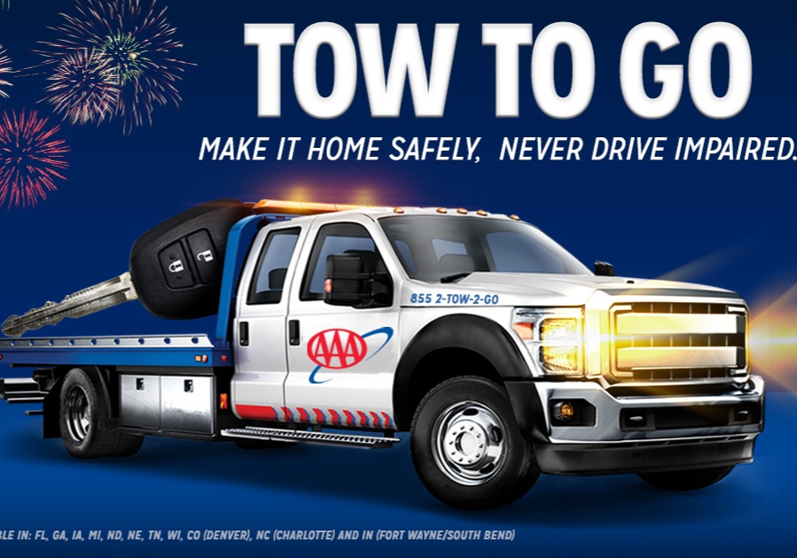 AAA ‘Free Tow to Go’ In Florida For Fourth of July Holiday