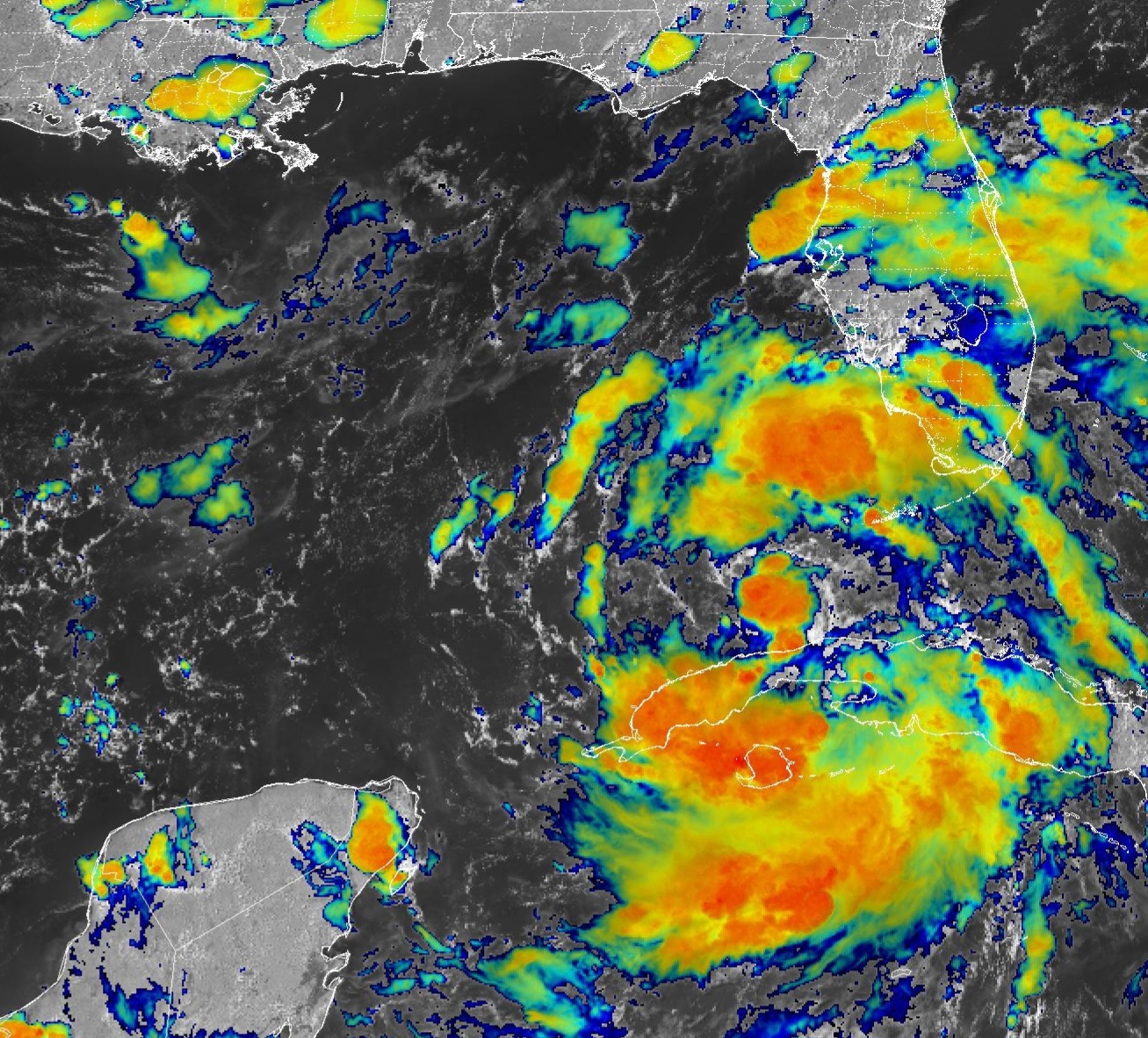 NHC: Tropical Depression 4 Track To Florida, Spaghetti Models