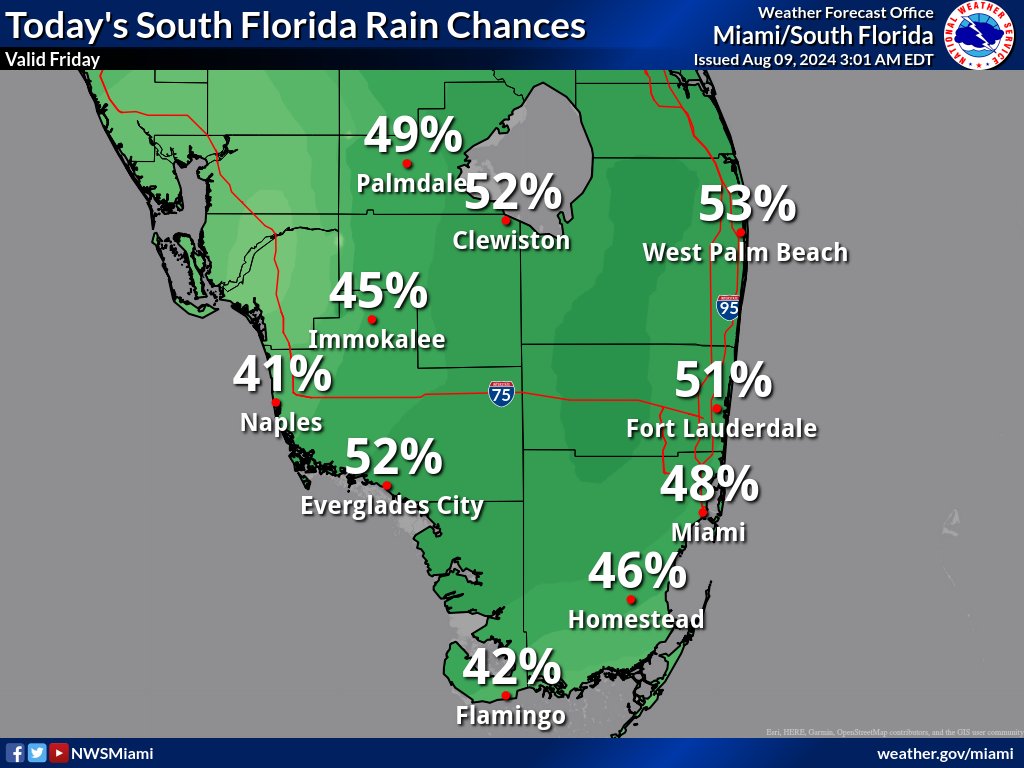 Thunderstorms, Heat Advisory For South Florida