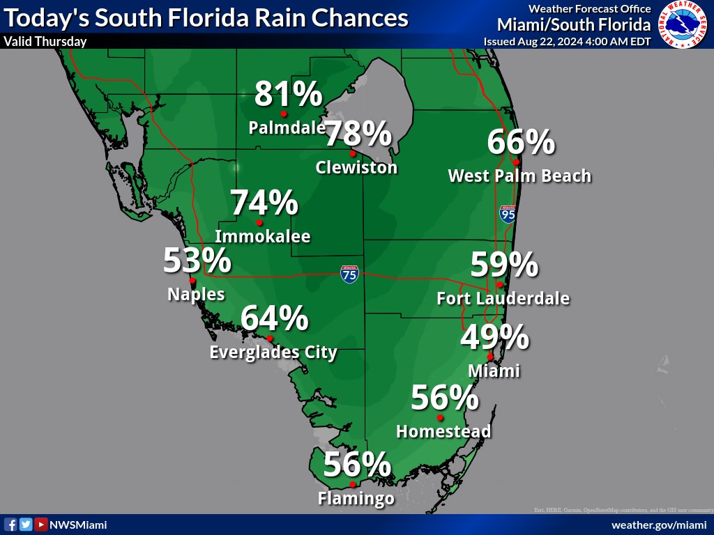 Flooding, Heat Advisory, Thunderstorms For South Florida