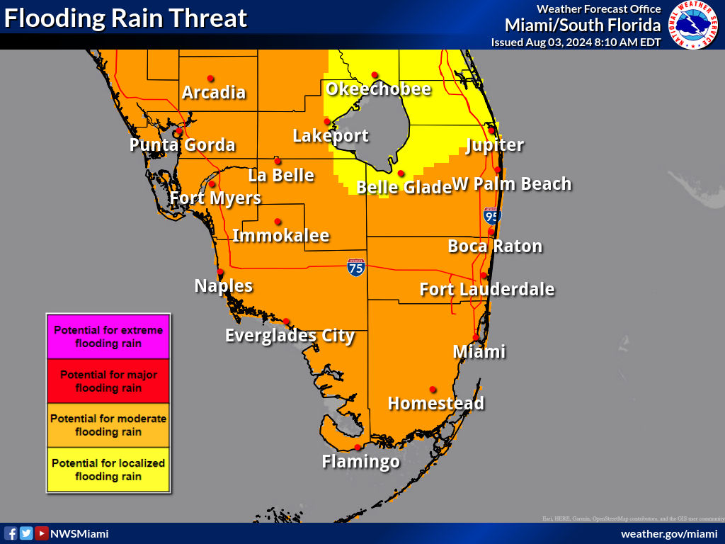 Flood Watch, Tornadoes Possible For South Florida