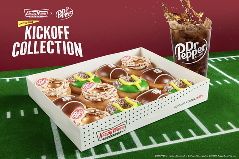 Krispy Kreme Dr Pepper Doughnuts Available For Football Season