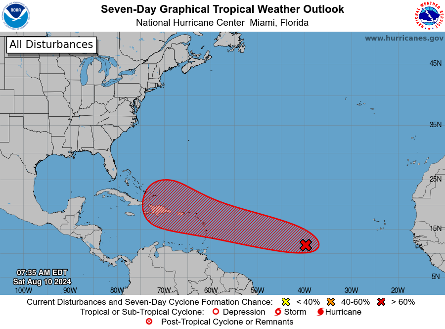 Tropical Cyclone May Form Over Caribbean, Near Florida