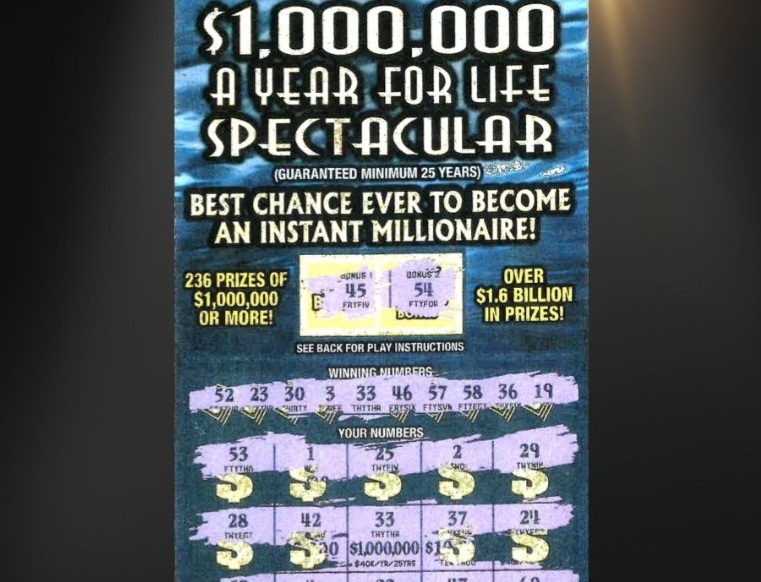 Florida Man Buys  Million Scratch-Off Ticket