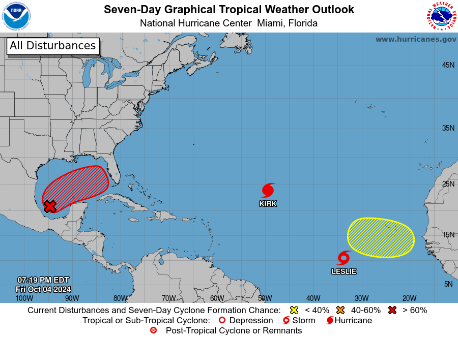 NHC: 70% Chance New Tropical Cyclone Forms Behind Helene