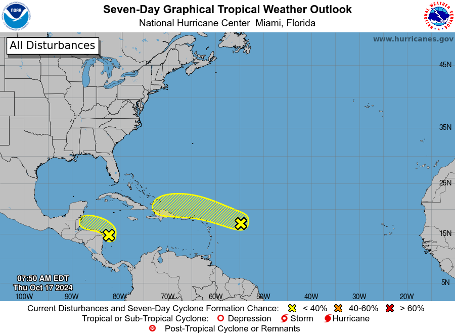 NHC: Invest 94L Projected Path To Caribbean, Spaghetti Models