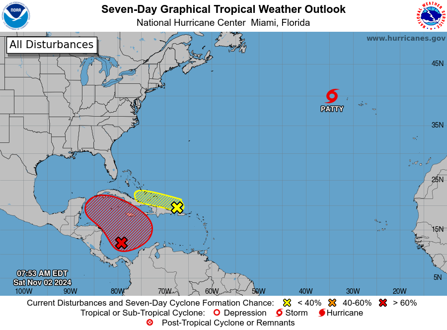 NOAA: 2 Tropical Cyclones May Form Over Caribbean