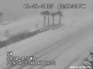 Snow Blankets Florida Highways