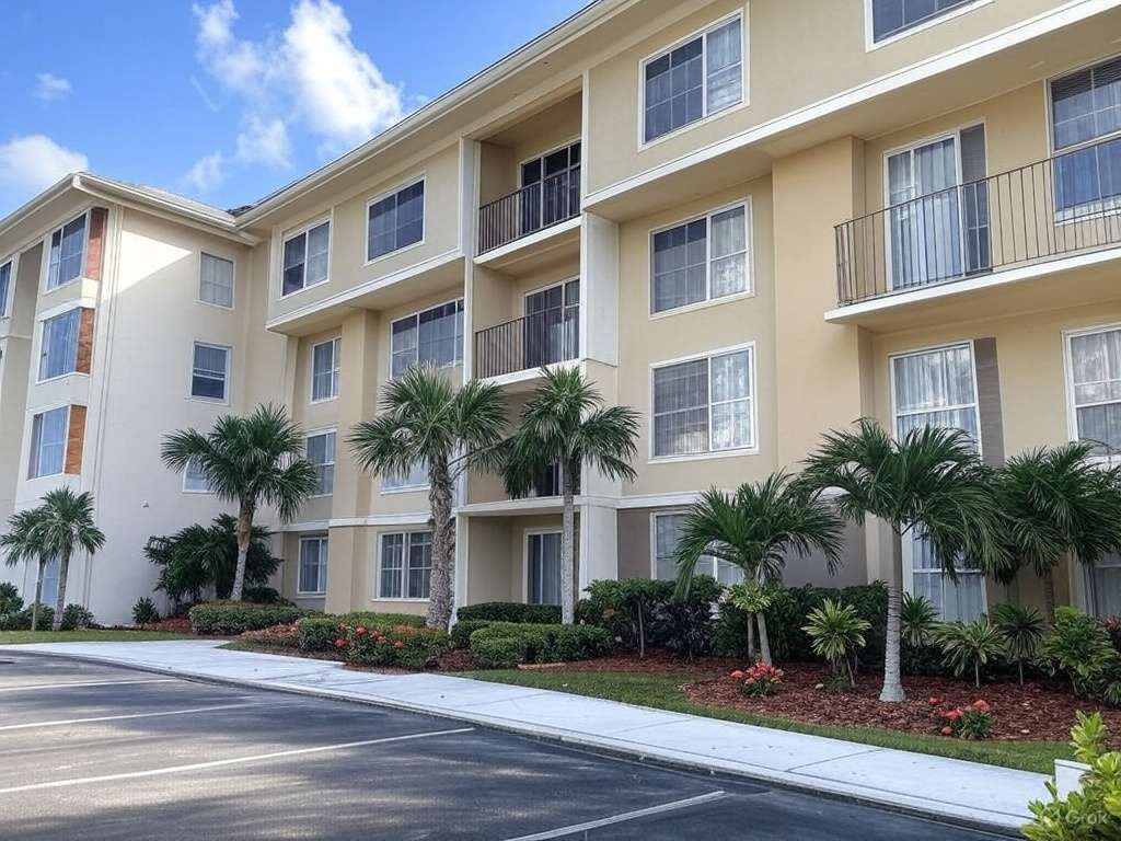 Florida apartment building