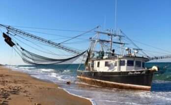Shrimp Boat With No Crew Washes Up On Florida Beach