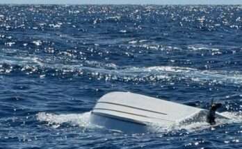 U.S.Coast Guard Suspends Search For 5 Missing After Boat Capsized Off Florida
