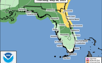 Severe Thunderstorm, Hail Risk For North Florida