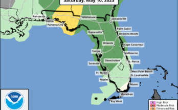 Severe Thunderstorm, Strong Winds, Large Hail Risk For Central Florida