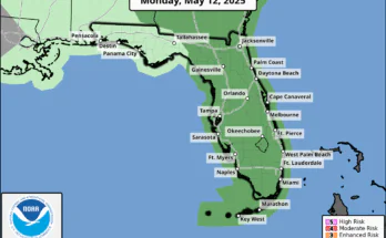 Severe Thunderstorm, Hail, Tornado Risk For Florida Panhandle