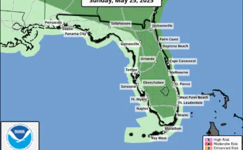Severe Thunderstorm, Flood Risk For North Florida