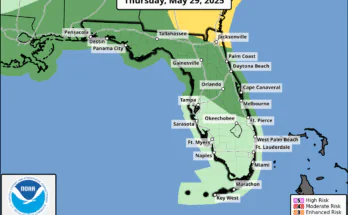 Severe Thunderstorm, Large Hail, Tornado Risk For Central Florida
