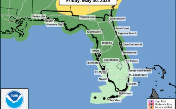 Severe Thunderstorm Risk Overnight For North Florida