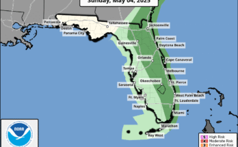 Severe Thunderstorms, Hail, Tornado Possible For South Florida