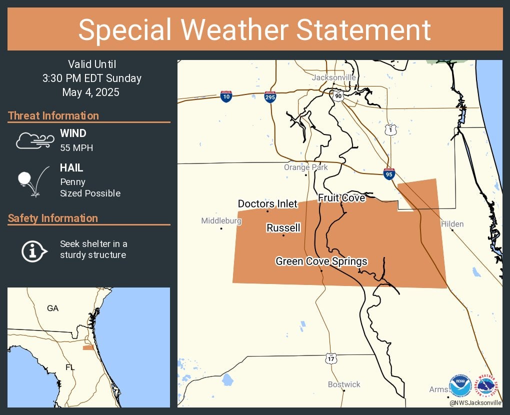 Special Weather Statement For Fleming Island