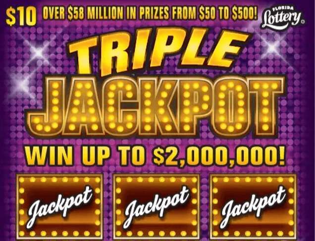 Florida Lottery TRIPLE JACKPOT Scratch-Off game