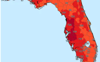 Thunderstorms,Triple-Digit Heat Index For Tampa Bay, Southwest Florida