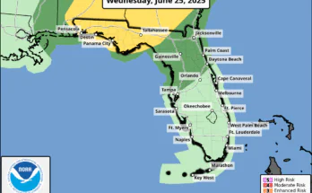 Strong Thunderstorms, Gusty Winds For South Florida