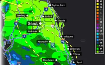 Afternoon Thunderstorms For Central Florida
