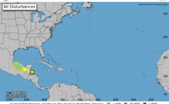 NOAA: 20% Chance Tropical Cyclone Forms Near Mexico